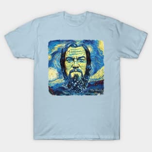 Huge Glass The Revenant Movie Van Gogh Style T-Shirt